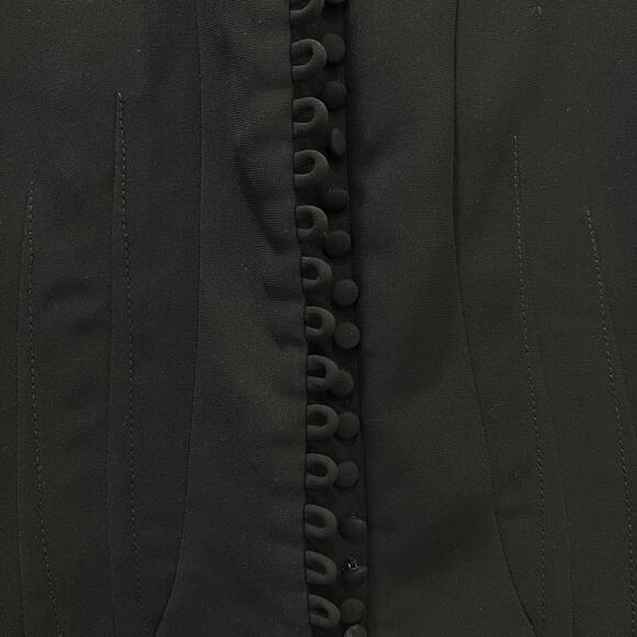 Zara Basic  Black Blazer Jacket Multiple Button Size Medium Careerwear - Picture 4 of 11